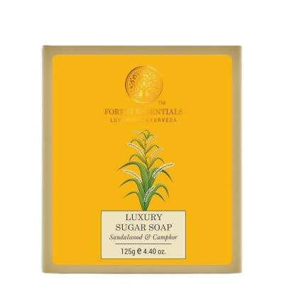 Forest Essentials Luxury Sugar Soap Sandalwood & Camphor - Distacart