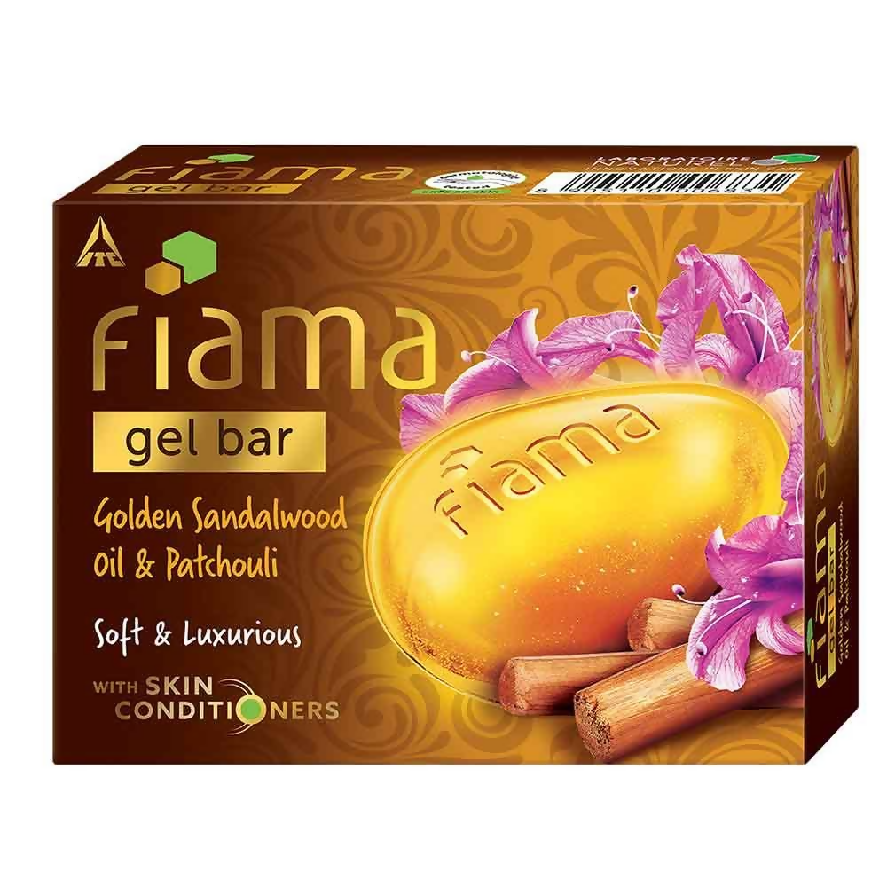 Fiama Golden Sandalwood Oil & Patchouli Gel Bar - Distacart