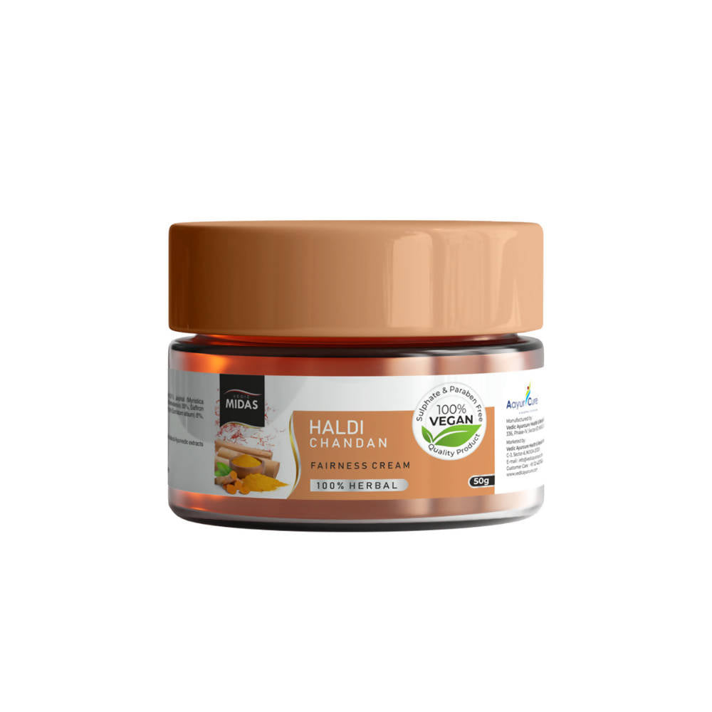 Vedic Midas Haldi Chandan Fairness Cream - Distacart
