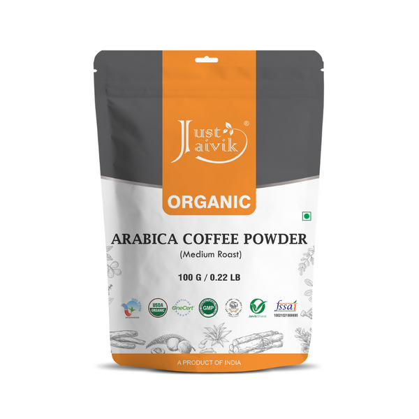 Just Jaivik Organic Arabica Coffee Powder - Distacart