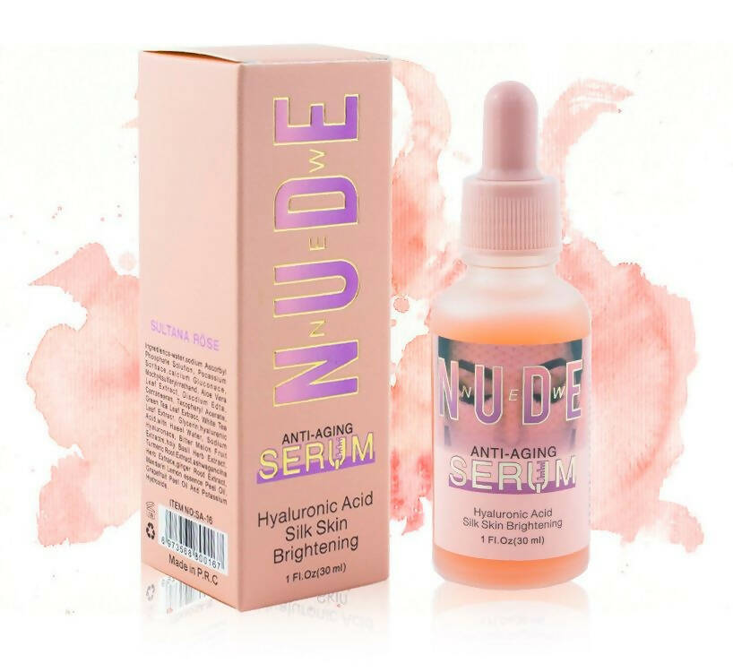 Favon New Nude Anti Ageing Serum with Hyaluronic Acid for Skin Brightening - Distacart