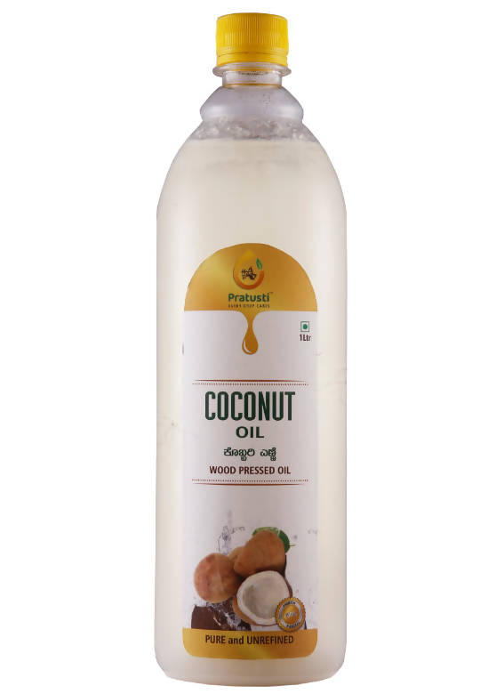 Pratusti Wood Pressed Coconut Oil - Distacart
