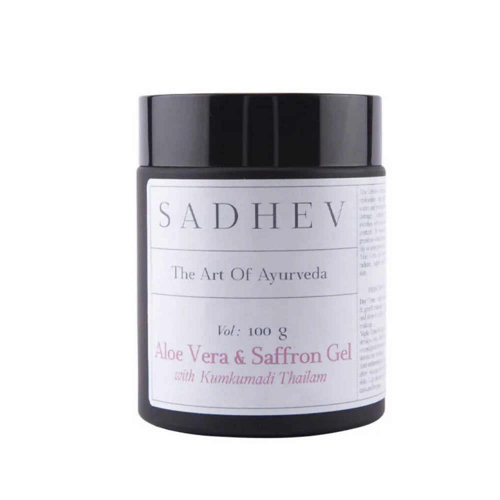 Sadhev Aloe Vera & Saffron Gel With Kumkumadi Thailam - Distacart