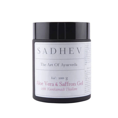 Sadhev Aloe Vera & Saffron Gel With Kumkumadi Thailam - Distacart
