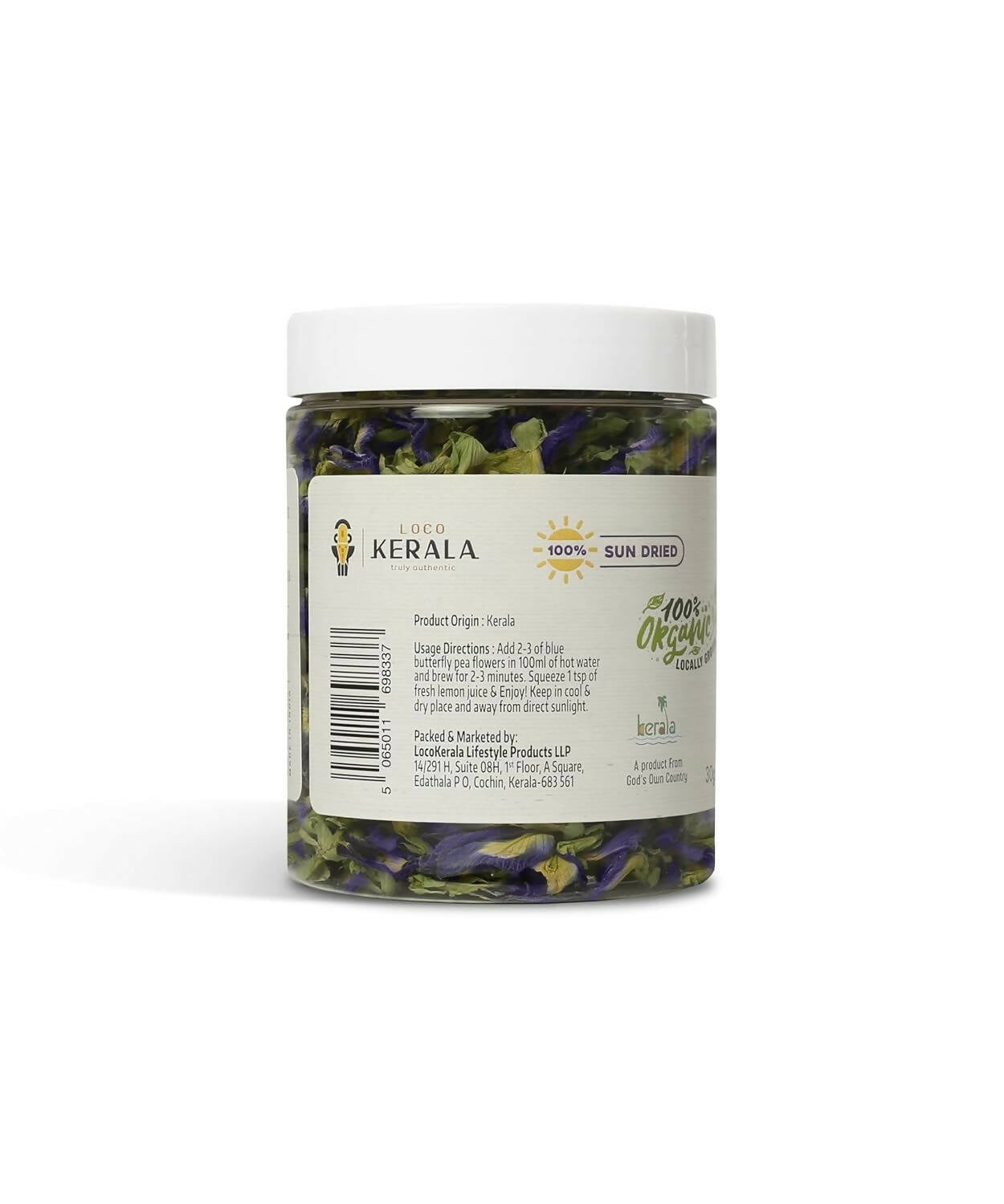 LocoKerala Butterfly Blue Pea Flower Tea - Distacart