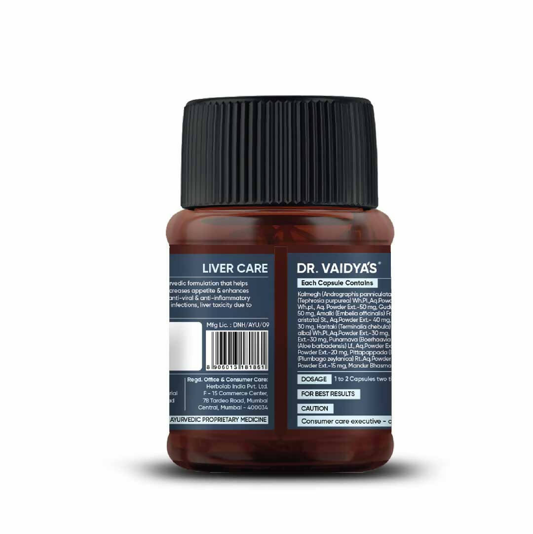 Dr. Vaidya's Liver Care Capsules - Distacart