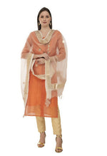 Thumbnail for Mominos Fashion Moeza Orgenza Gotta Patti Light Golden Dupatta - Distacart