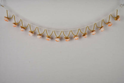 Kundan HandiKrafts Gold Orange Rose Thoranna - Distacart