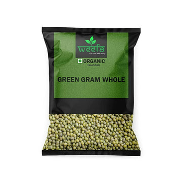 Weefa Organic Green Gram Whole - Distacart