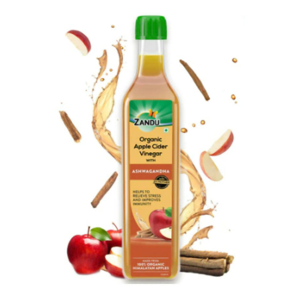 Zandu Organic Apple Cider Vinegar With Ashwagandha - Distacart