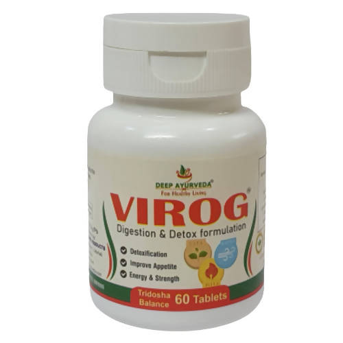 Deep Ayurveda Virog Tridosha Balance Tablets - Distacart