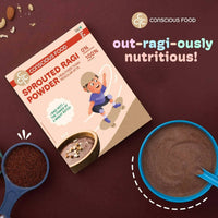 Thumbnail for Conscious Food Sprouted Ragi Powder - Distacart