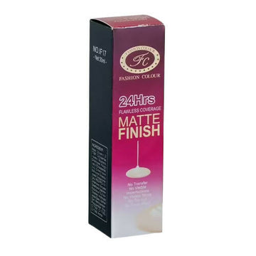 Fashion Colour 24Hrs Matte Finish Flawless Coverage Foundation-Shade 01 (Medium Skin Tone) - Distacart
