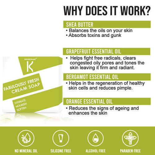 Kronokare Fabulously Fresh Cream Soap