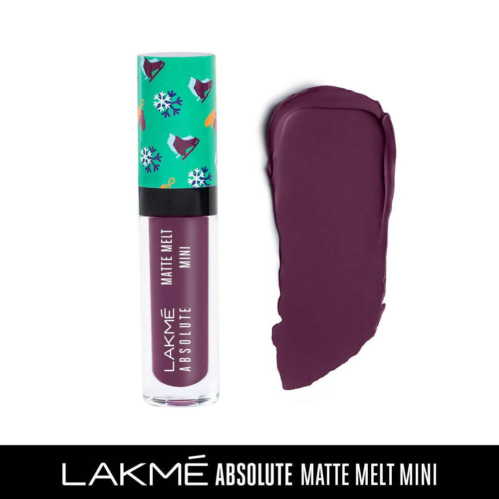 Lakme Absolute Matte Melt Mini Liquid Lip Color - Purple Tourist - Distacart