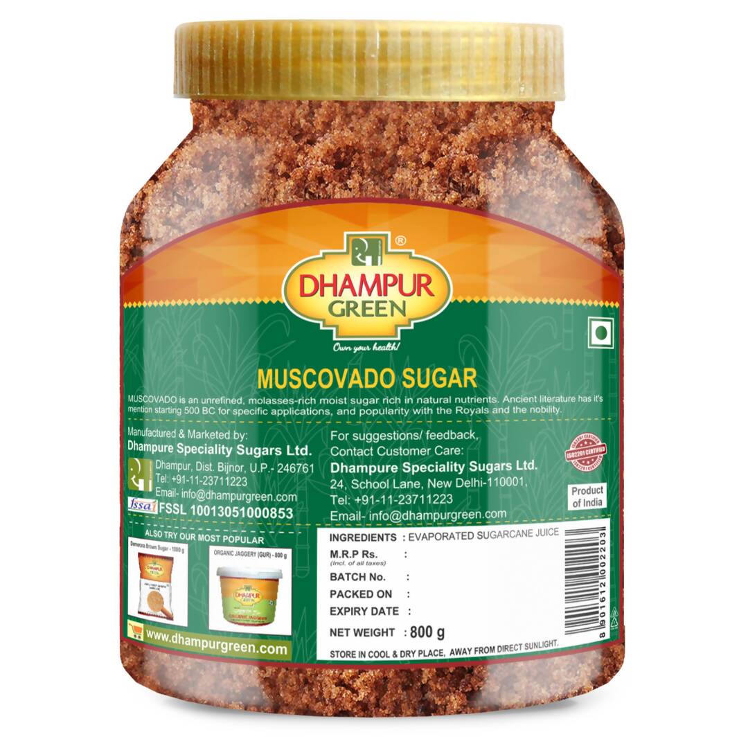 Dhampur Green Muscovado Sugar - Distacart