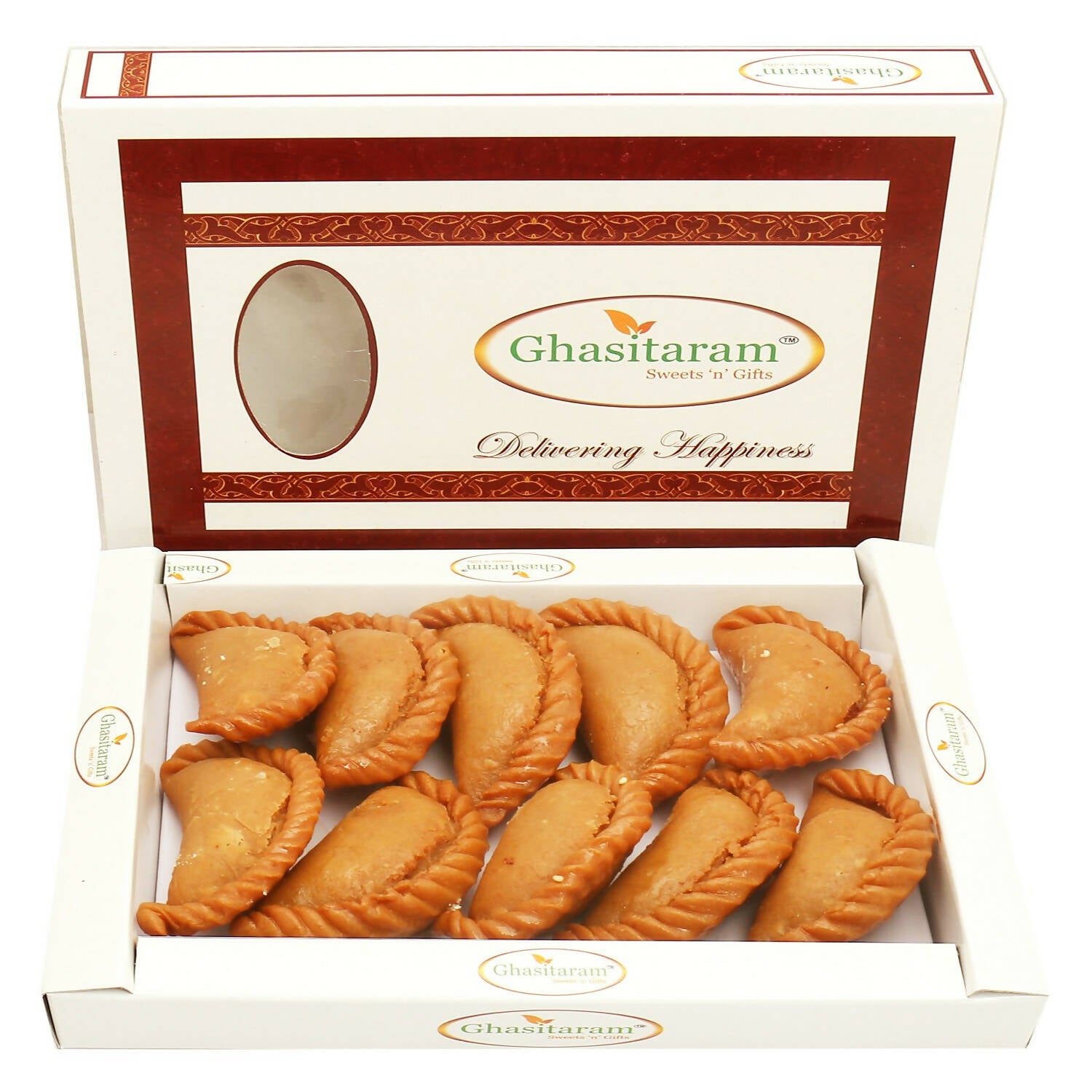 Ghasitaram Holi Sweets - Dry Sweet Wheat Gujiya - Distacart