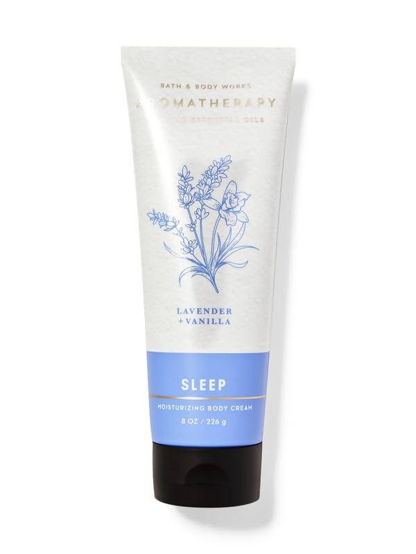 Bath & Body Works Lavender Vanilla Sleep Moisturizing Body Cream
