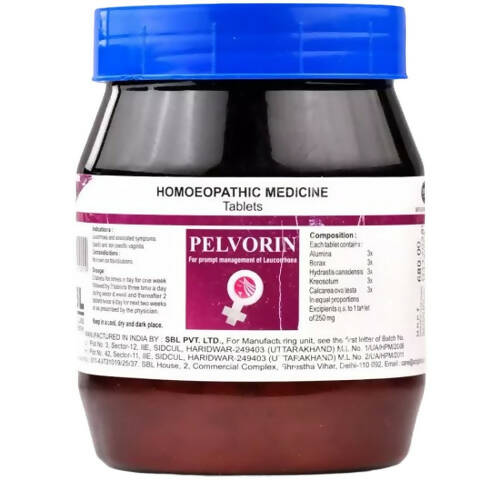 SBL Homeopathy Pelvorin Tablets - Distacart