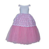 Thumbnail for Asmaani Baby Girl Muti-Color Satin A-Line Maxi Full Length Dress (AS-DRESS_22032) - Distacart