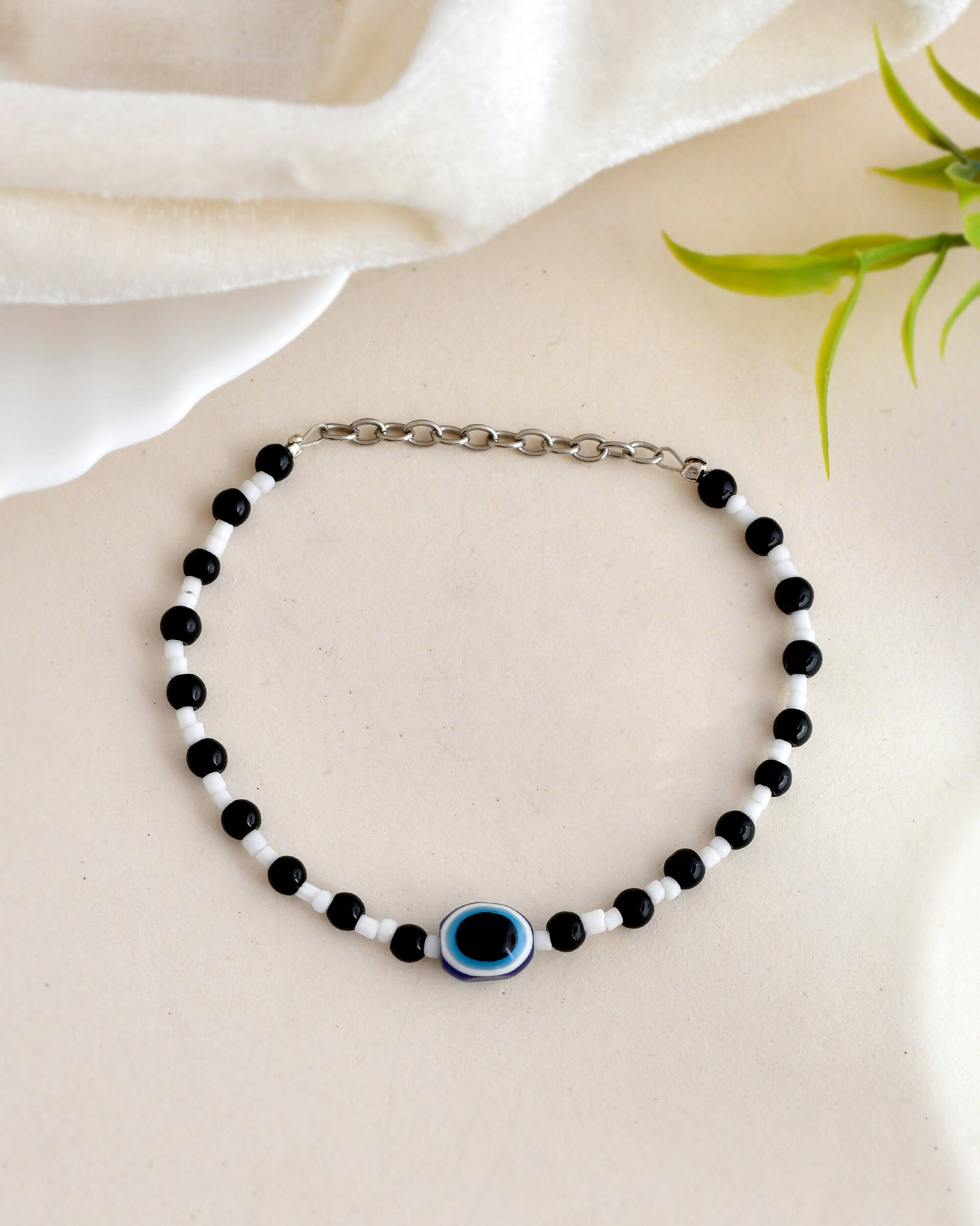 VOJ Stainless Steel Beads Brass Bracelet - Distacart