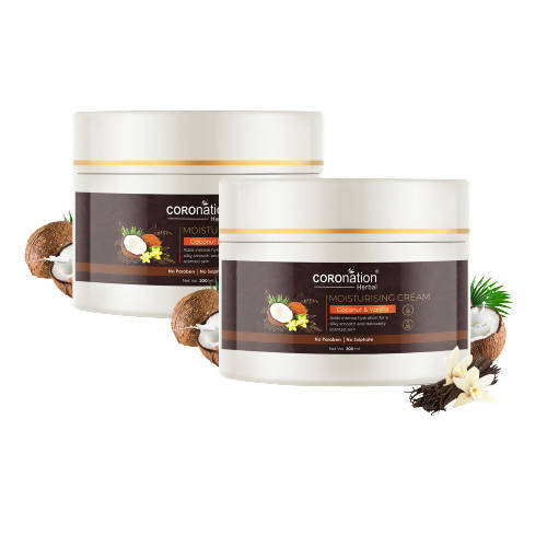 Coronation Herbal Coconut and Vanilla Moisturizing Cream - Distacart
