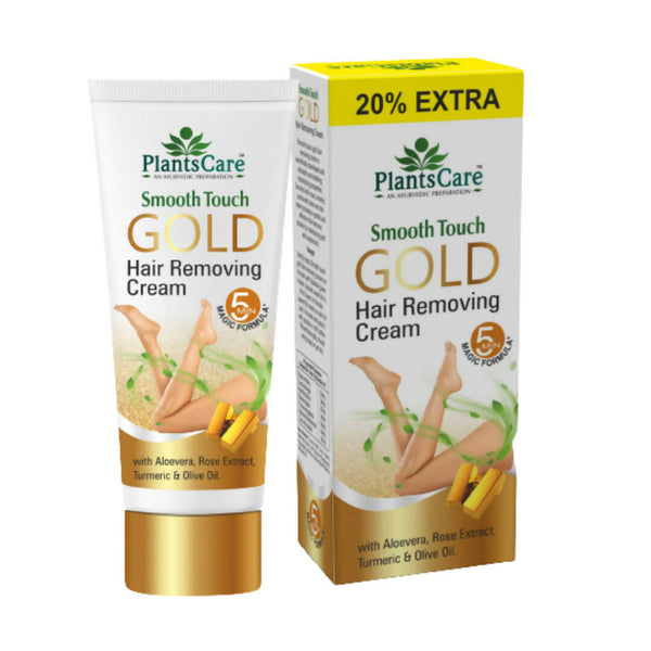 Plants Care Smooth Touch Gold Hair Removing Cream - Distacart