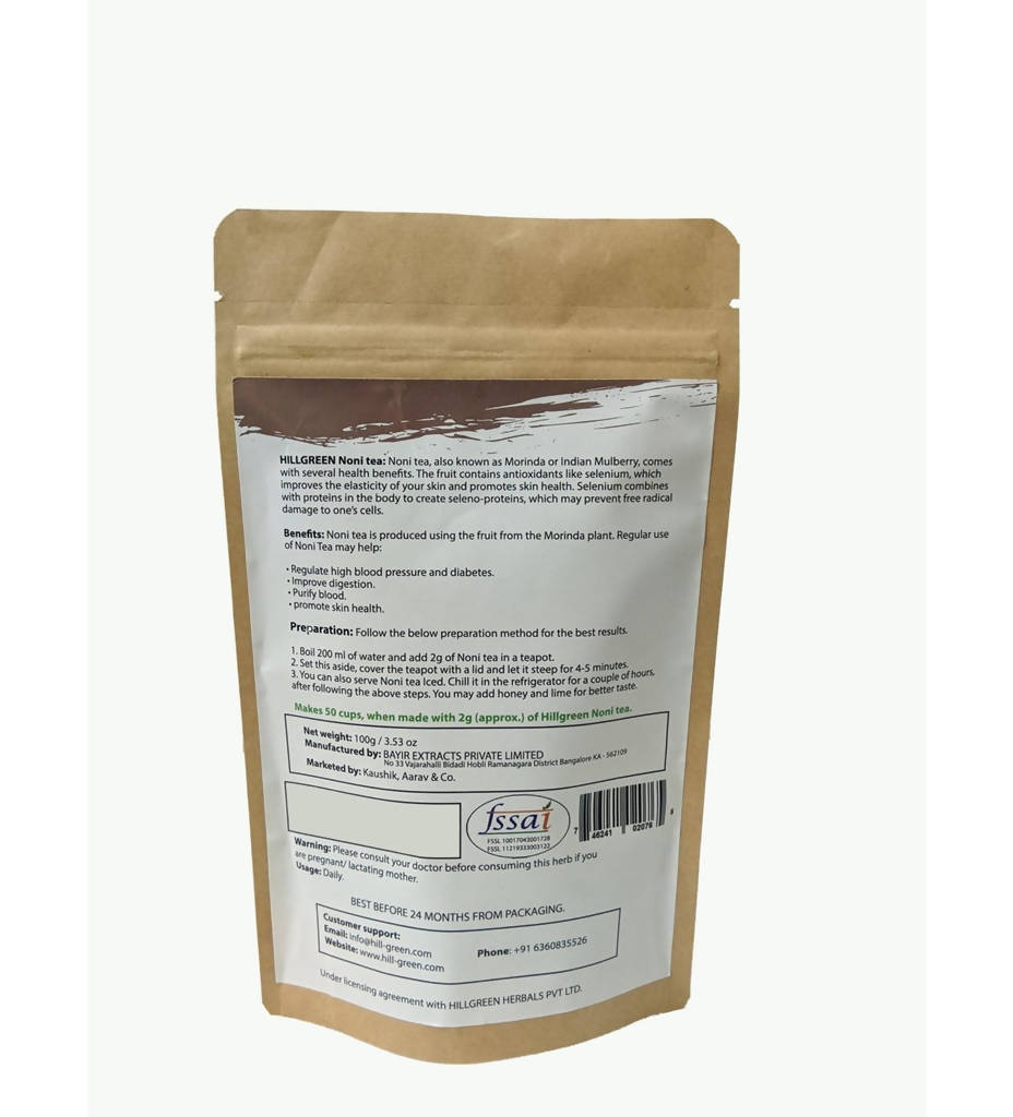 Hillgreen Natural Noni Tea - Distacart