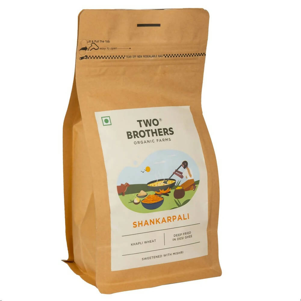 Two Brothers Organic Farms Crunchy Deep Fried Shankarpali - Distacart