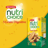 Thumbnail for Britannia NutriChoice 5 Grain Digestive Hi-Fibre - Distacart