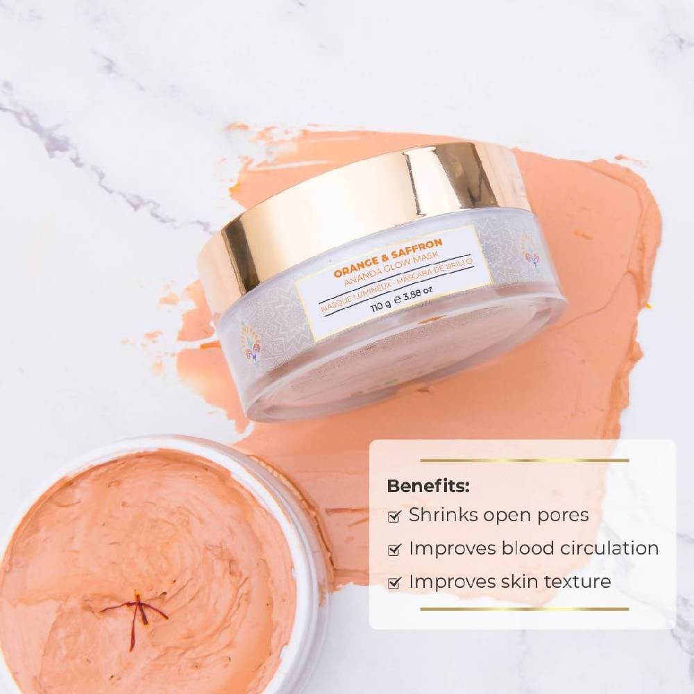 Nourish Mantra Orange & Saffron Ananda Glow Mask - Distacart
