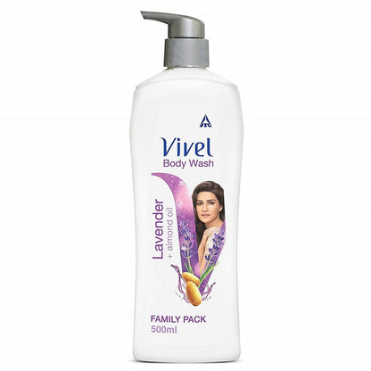 Vivel Lavender & Almond Oil Body Wash - Distacart