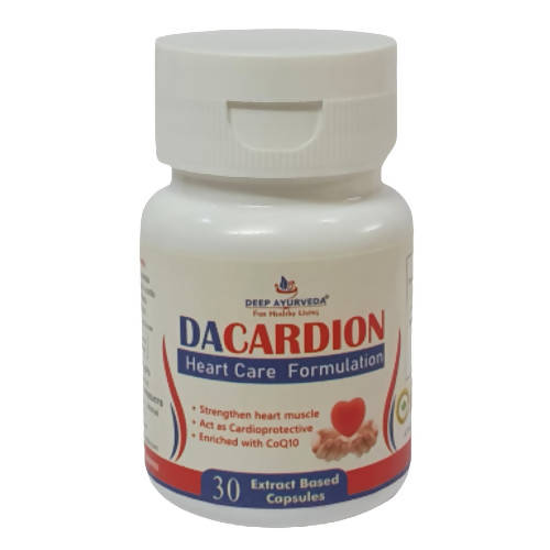 Deep Ayurveda Dacardion 500mg Veg Capsules - Distacart