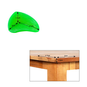 Safe-O-Kid Tear Drop Colourful Corner Caps Green For Kids Protection - Distacart