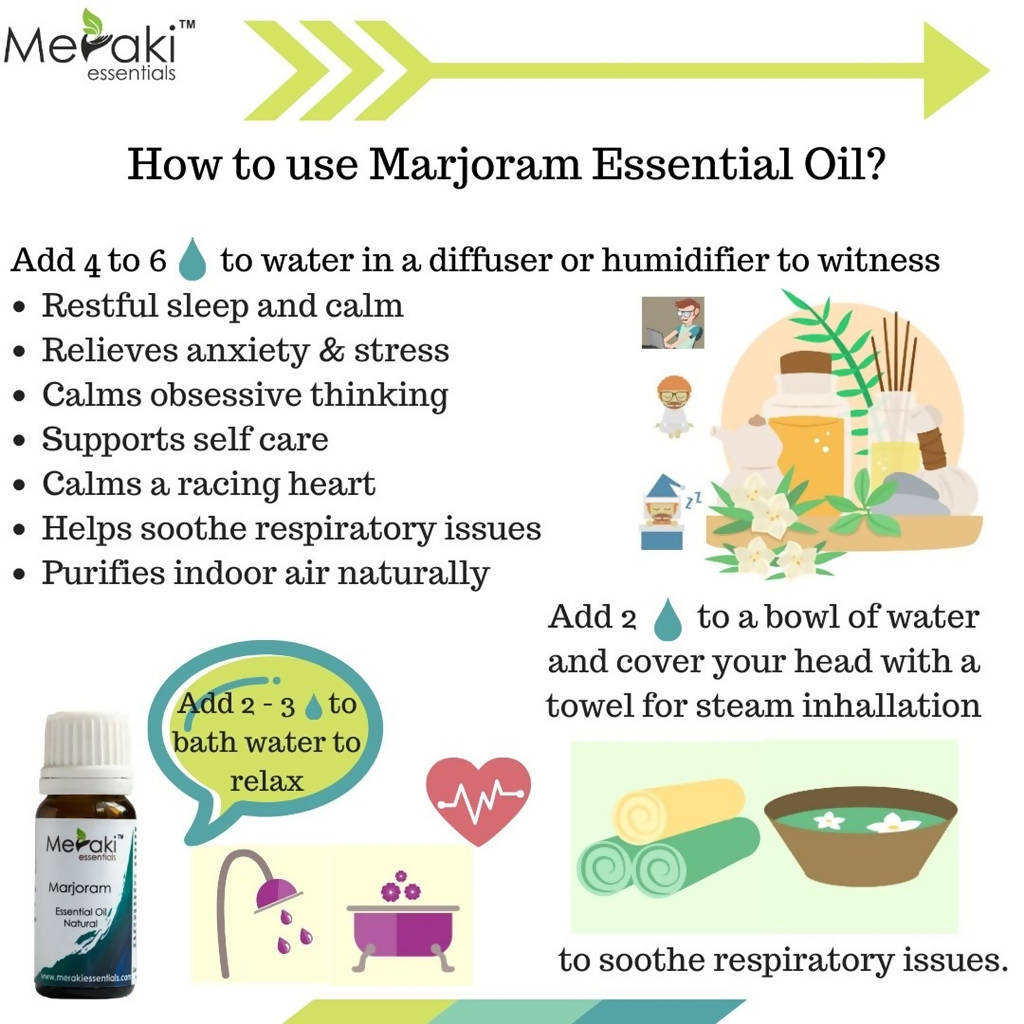 Meraki Essentials Marjoram Essential Oil - Distacart