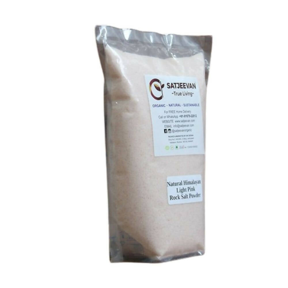 Satjeevan Natural Pink Himalayan Rock Salt Powder - Distacart