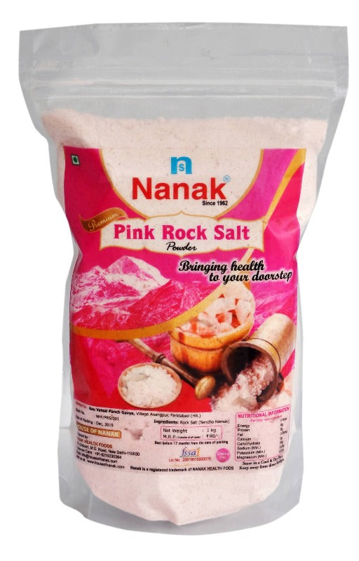 Nanak Himalayan Pink Rock Salt,1Kg - Distacart