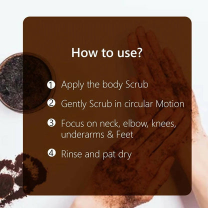 Samisha Coffee Body Scrub With Honey & Oatmeal - Distacart