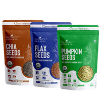 Thumbnail for Neuherbs Organic Flax, Chia, and Pumpkin Seeds Combo