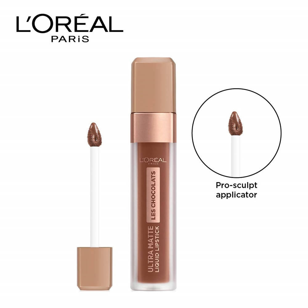 L'Oreal Paris Les Chocolats Ultra Matte Liquid Lipstick - 866 Truffa Mania - Distacart