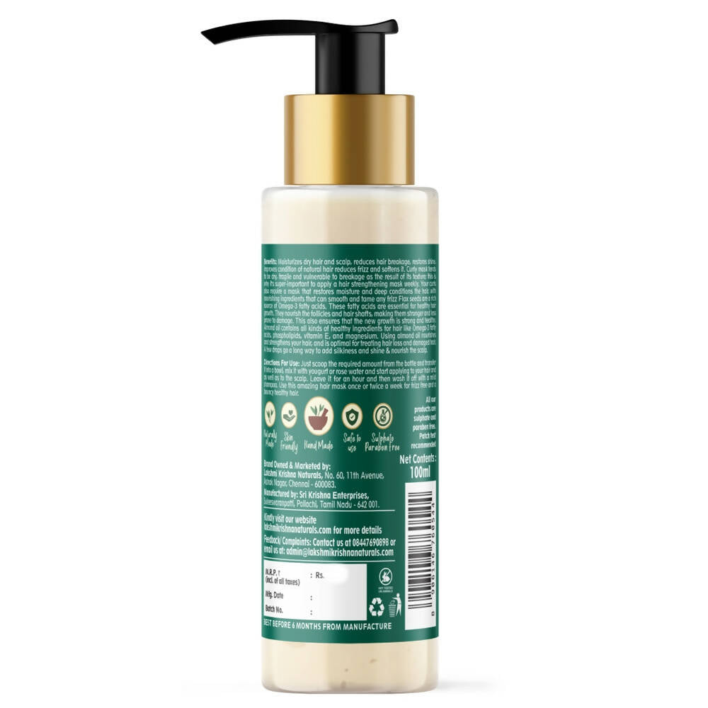 Lakshmi Krishna Naturals Curly Hair Mask - Distacart