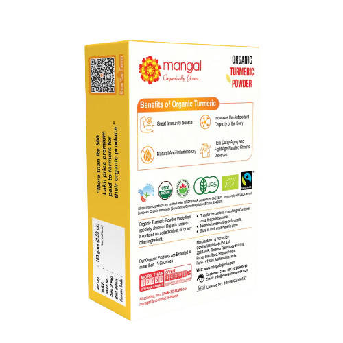 Mangal Organics Turmeric Powder - Distacart