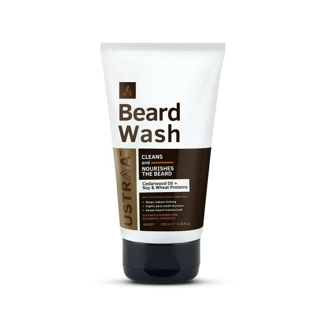 Ustraa Beard Wash (Woody) - Distacart
