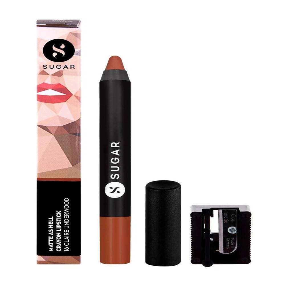 Sugar Matte As Hell Crayon Lipstick - Claire Underwood (Burnt Orange) - Distacart