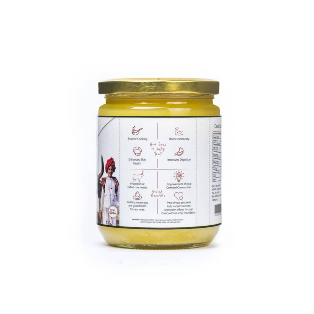 Kudej Desi Kankrej Cow A2 Ghee - Distacart