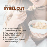 Thumbnail for Nutriorg Gluten Free Raw Steelcut Oats - Distacart