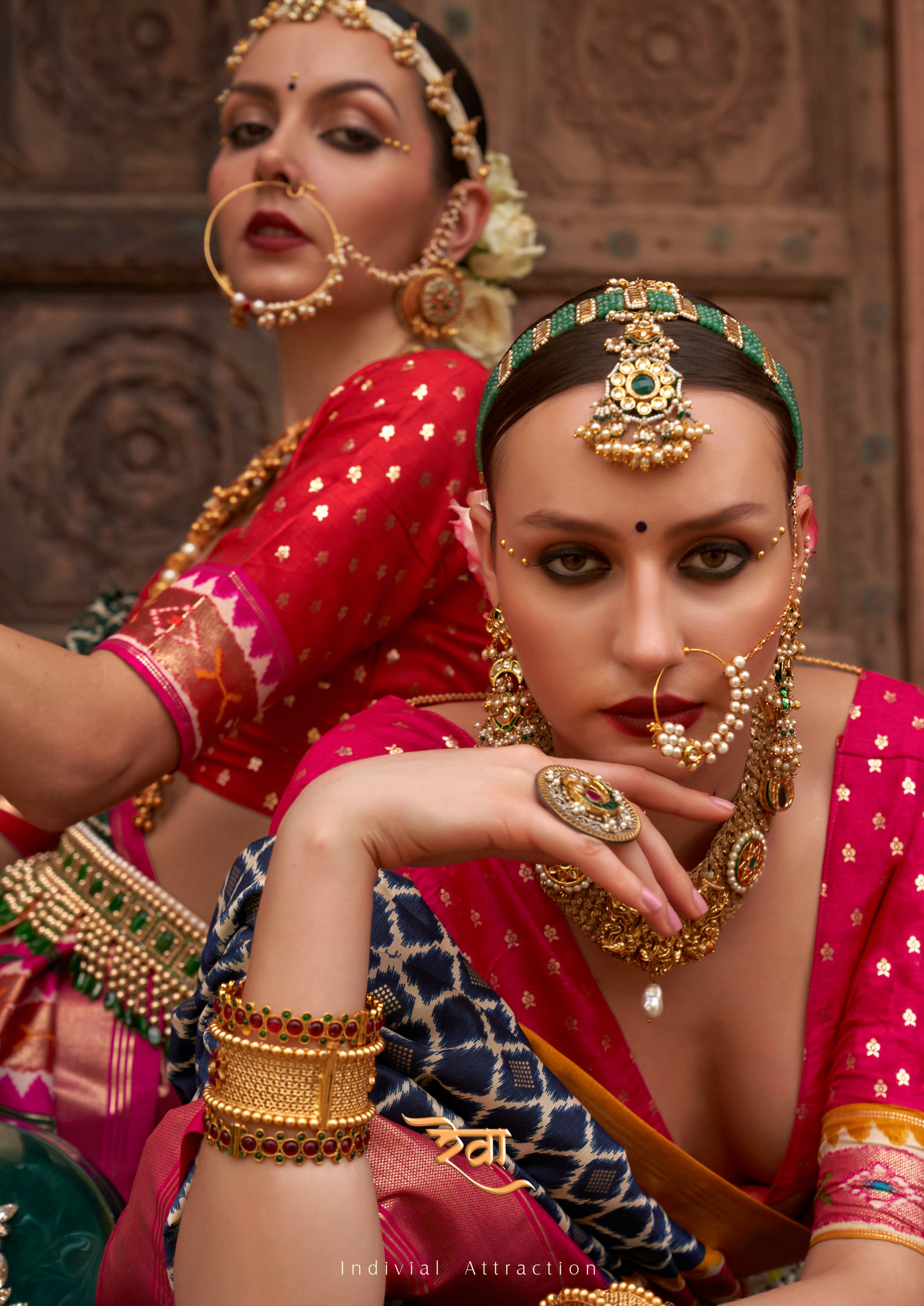 Navy Blue Silk Geometric Printed Saree With Unstitched Blouse Piece - Aanchal - Distacart