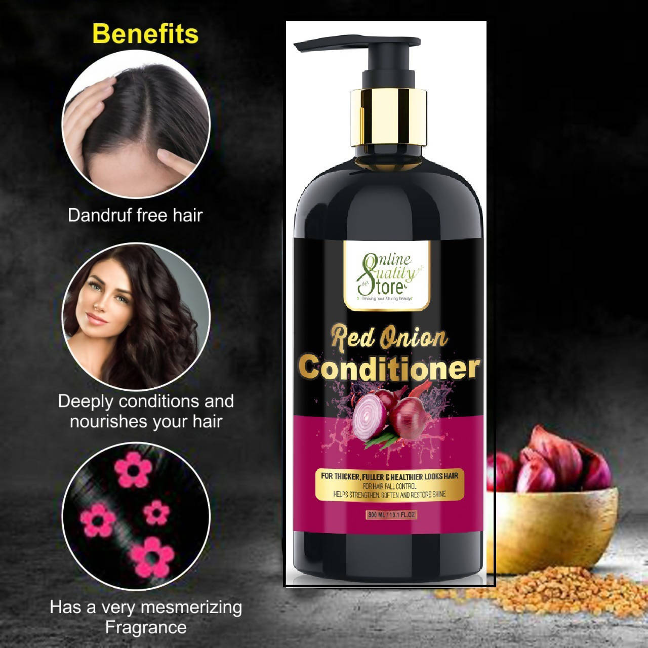 Online Quality Store Red Onion Hair Conditioner - Distacart