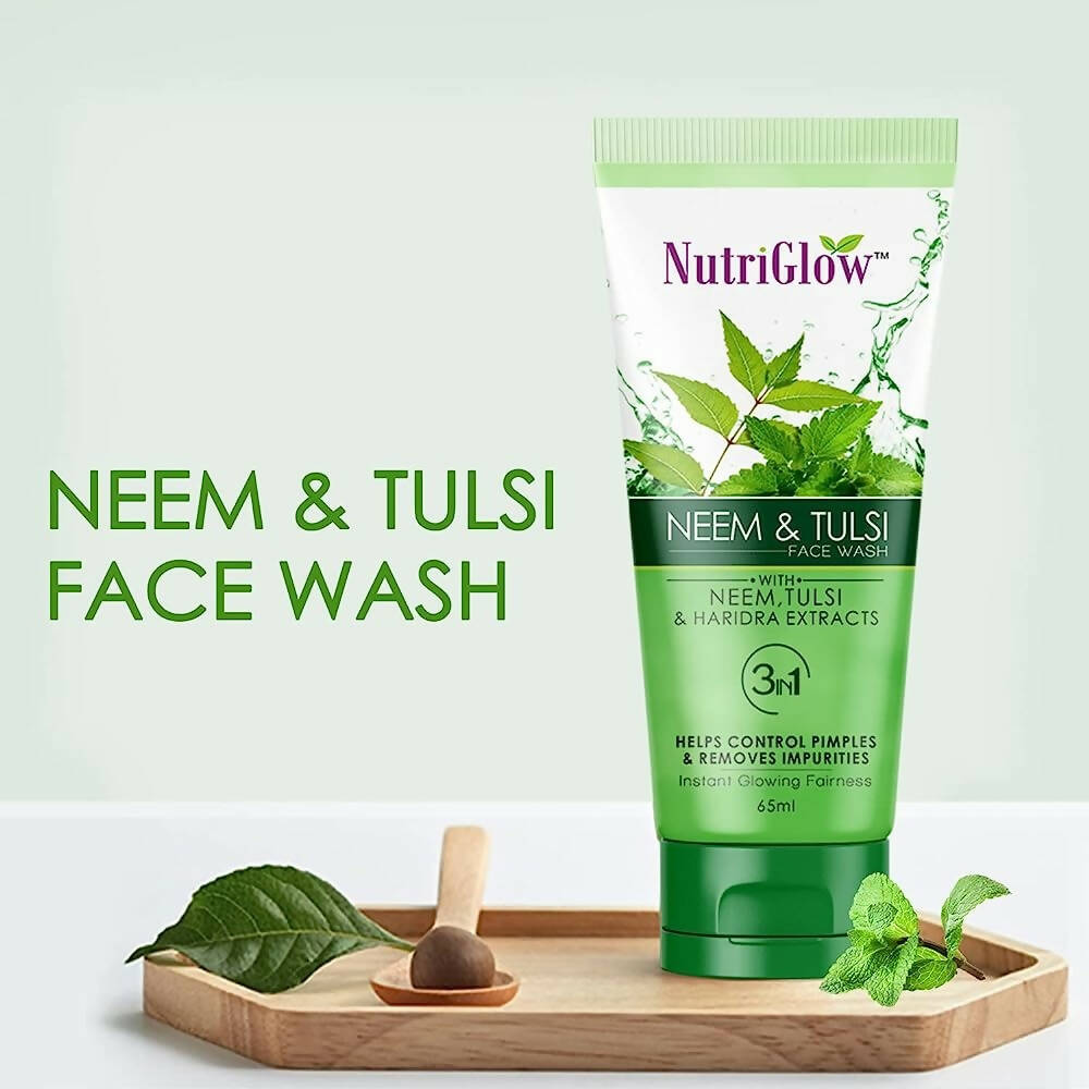 NutriGlow Neem & Tulsi Face Wash - Distacart