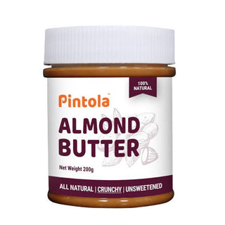 Pintola Natural Crunchy Almond Butter - Distacart